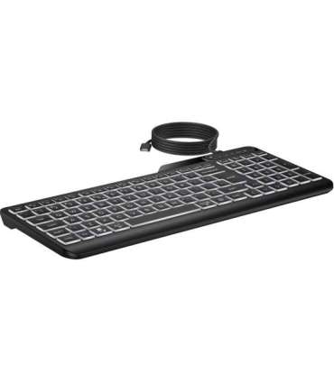 HP 405 Multi-Device Backlit Wired Keyboard