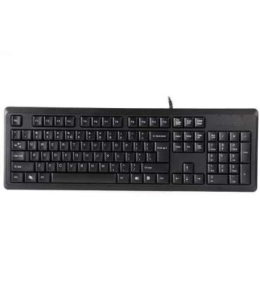 A4Tech KR-92 keyboard Universal USB QWERTY English Black