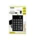 Port Designs 900801 numeric keypad Notebook USB Black, Grey