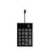Port Designs 900801 numeric keypad Notebook USB Black, Grey