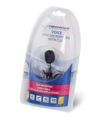 Esperanza EH178 Microphone with clip Black