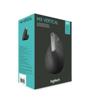 Logitech MX Vertical Advanced Ergonimic mouse RF Wireless+Bluetooth Optical 4000 DPI Right-hand