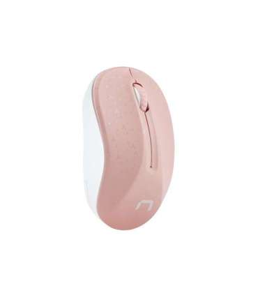 Natec Wireless Mouse Toucan Pink & White 1600DPI