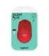 Mouse Logitech M330 Silent Plus Red