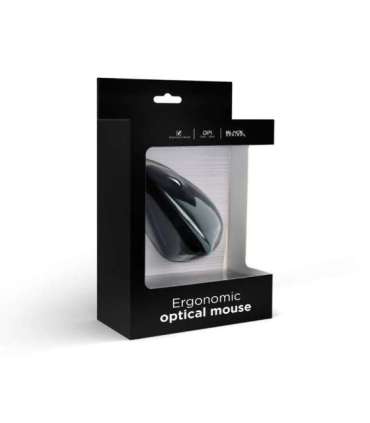 Gembird MUS-ERGO-01 mouse Right-hand USB Type-A Optical 3200 DPI