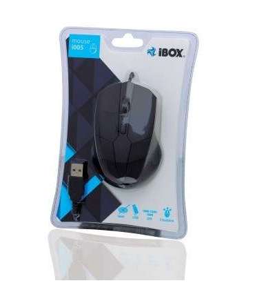 iBox i005 mouse Ambidextrous USB Type-A Laser 1600 DPI