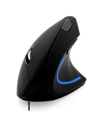 MEDIA-TECH VERTIC MT1122 Wired vertical mouse 6400 DPI Black