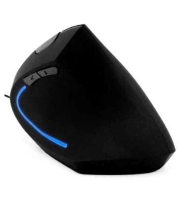 MEDIA-TECH VERTIC MT1122 Wired vertical mouse 6400 DPI Black