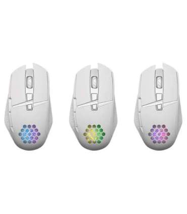 MOUSE DEFENDER GM-514 GLORY OPTIC RF RGB 3200dpi 7P WHITE