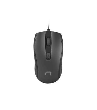 Natec Optical Mouse HOOPOE 2 1600 DPI, USB, Black