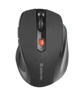 MOUSE DEFENDER ULTRA MM-315 RF BLACK OPTICAL 1600DPI 6P
