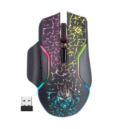 DEFENDER MOUSE GM-067 ONESHOT OPTIC RF RGB 3200dpi 7P
