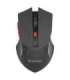 MOUSE DEFENDER ACCURA MM-275 RF BLACK & RED OPTICAL 1600DPI 6P