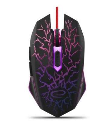 Esperanza EGM211R mouse Right-hand USB Type-A Optical 2400 DPI