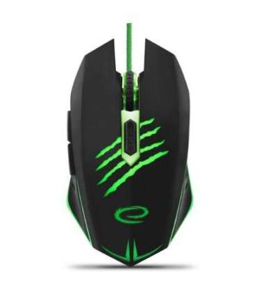 Esperanza EGM209G mouse Right-hand USB Type-A Optical 2400 DPI