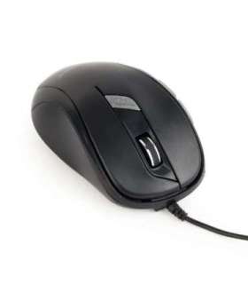 Gembird MUS-6B-01 mouse Ambidextrous USB Type-A Optical 1600 DPI