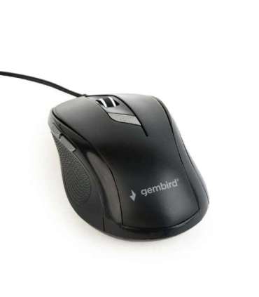 Gembird MUS-6B-01 mouse Ambidextrous USB Type-A Optical 1600 DPI