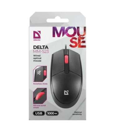 MOUSE DEFENDER DELTA MM-523 CZARNA OPTICAL