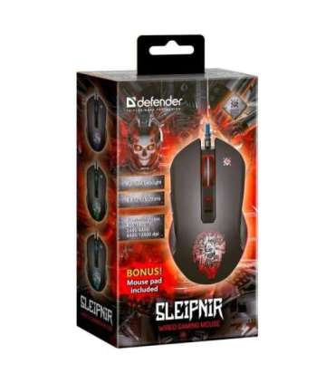 MOUSE DEFENDER GM-927 SLEIPNIR OPTIC 12800dpi 6P