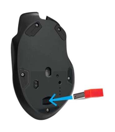 MOUSE DEFENDER GM-213 THUNDER RF 1600dpi 8P BLACK