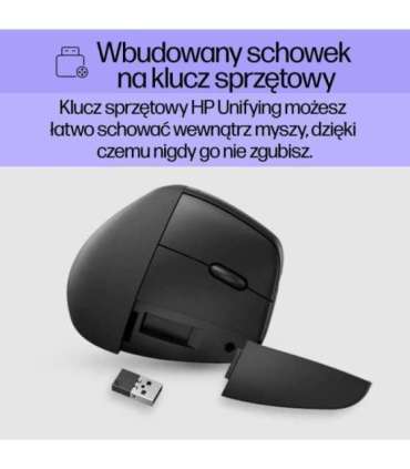 HP Wireless Mouse 920 Ergo Vertical Black