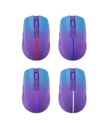 MOUSE DEFENDER MYSTERY MM-301 RF+BT PURPLE 1600dpi 6P