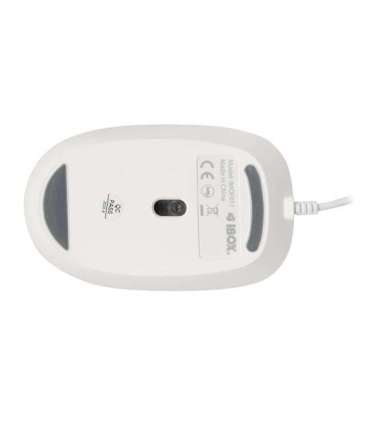 iBOX i011 Seagull wired optical mouse, white