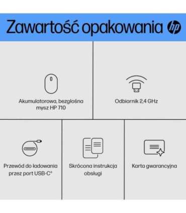 HP 710 Rechargeable Silent Mouse