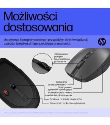 HP 715 Rechargeable Multi-Device Mouse