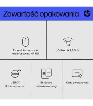 HP 715 Rechargeable Multi-Device Mouse