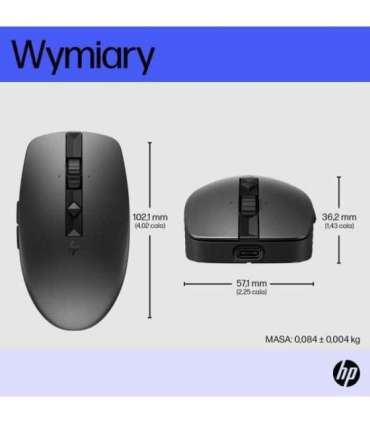 HP 715 Rechargeable Multi-Device Mouse