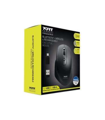 Port Designs 900716 mouse Right-hand RF Wireless + Bluetooth Optical 3200 DPI