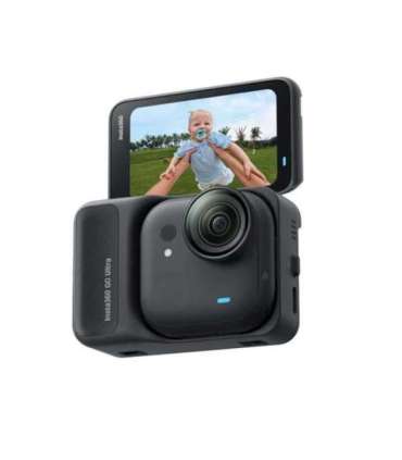 Insta360 GO Ultra Standard Black action sports camera 4K Ultra HD 25.4 / 1.28 mm (1 / 1.28") Wi-Fi 52.9 g