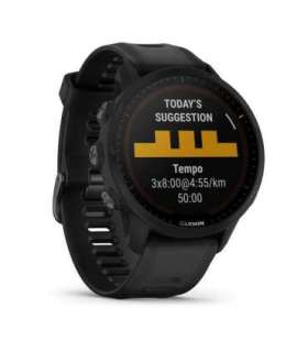Garmin Forerunner 955 3.3 cm (1.3") MIP 46.5 mm Digital 260 x 260 pixels Touchscreen Black Wi-Fi GPS (satellite)
