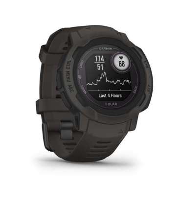 Garmin Instinct 2 Solar 2.29 cm (0.9") MIP 45 mm Digital 176 x 176 pixels Graphite GPS (satellite)