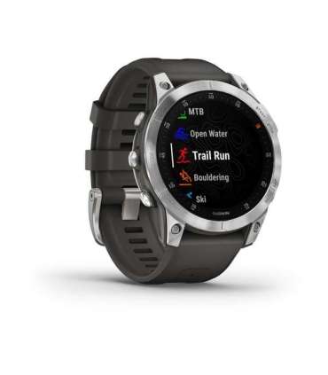 Garmin epix 3.3 cm (1.3") AMOLED 47 mm Digital 416 x 416 pixels Touchscreen Silver Wi-Fi GPS (satellite)