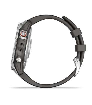 Garmin epix 3.3 cm (1.3") AMOLED 47 mm Digital 416 x 416 pixels Touchscreen Silver Wi-Fi GPS (satellite)