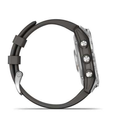 Garmin epix 3.3 cm (1.3") AMOLED 47 mm Digital 416 x 416 pixels Touchscreen Silver Wi-Fi GPS (satellite)