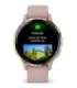 Garmin Venu 3S 3.05 cm (1.2") AMOLED 41 mm Digital 390 x 390 pixels Touchscreen Gold, Rose Wi-Fi GPS (satellite)