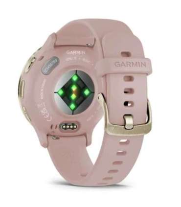 Garmin Venu 3S 3.05 cm (1.2") AMOLED 41 mm Digital 390 x 390 pixels Touchscreen Gold, Rose Wi-Fi GPS (satellite)