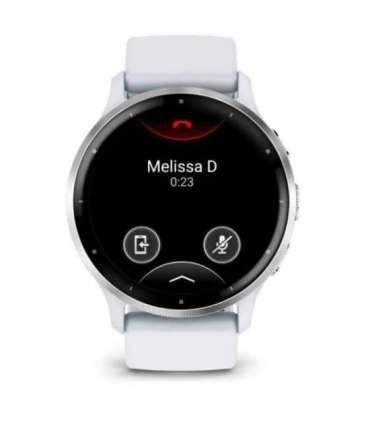 Garmin Venu 3 3.56 cm (1.4") AMOLED 45 mm Digital 454 x 454 pixels Touchscreen Silver, White Wi-Fi GPS (satellite)