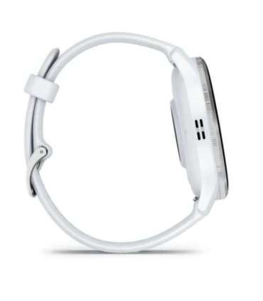 Garmin Venu 3 3.56 cm (1.4") AMOLED 45 mm Digital 454 x 454 pixels Touchscreen Silver, White Wi-Fi GPS (satellite)