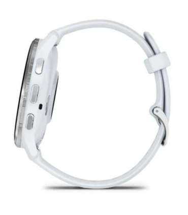 Garmin Venu 3 3.56 cm (1.4") AMOLED 45 mm Digital 454 x 454 pixels Touchscreen Silver, White Wi-Fi GPS (satellite)