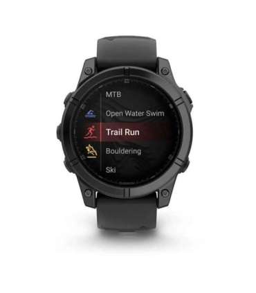 Garmin Fenix E 3.3 cm (1.3") AMOLED 47 mm Digital 416 x 416 pixels Touchscreen Black Wi-Fi GPS (satellite)