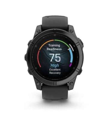 Garmin Fenix E 3.3 cm (1.3") AMOLED 47 mm Digital 416 x 416 pixels Touchscreen Black Wi-Fi GPS (satellite)