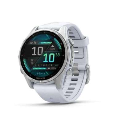 Garmin Fenix 8 3.3 cm (1.3") AMOLED 43 mm Digital 416 x 416 pixels Touchscreen Silver Wi-Fi GPS (satellite)