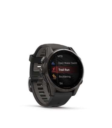 Garmin fenix 8 3.3 cm (1.3") AMOLED 43 mm Digital 416 x 416 pixels Touchscreen Black Wi-Fi GPS (satellite)