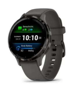 Garmin Venu 3S 3.05 cm (1.2") AMOLED 41 mm Digital 390 x 390 pixels Touchscreen Grey Wi-Fi GPS (satellite)