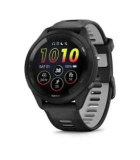 Garmin Forerunner 265 3.3 cm (1.3") AMOLED 46 mm Digital 416 x 416 pixels Touchscreen Black Wi-Fi GPS (satellite)