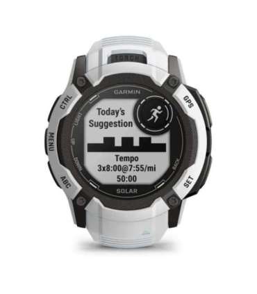 Garmin Instinct 2X Solar 2.79 cm (1.1") MIP 50 mm Digital 176 x 176 pixels Touchscreen White GPS (satellite)